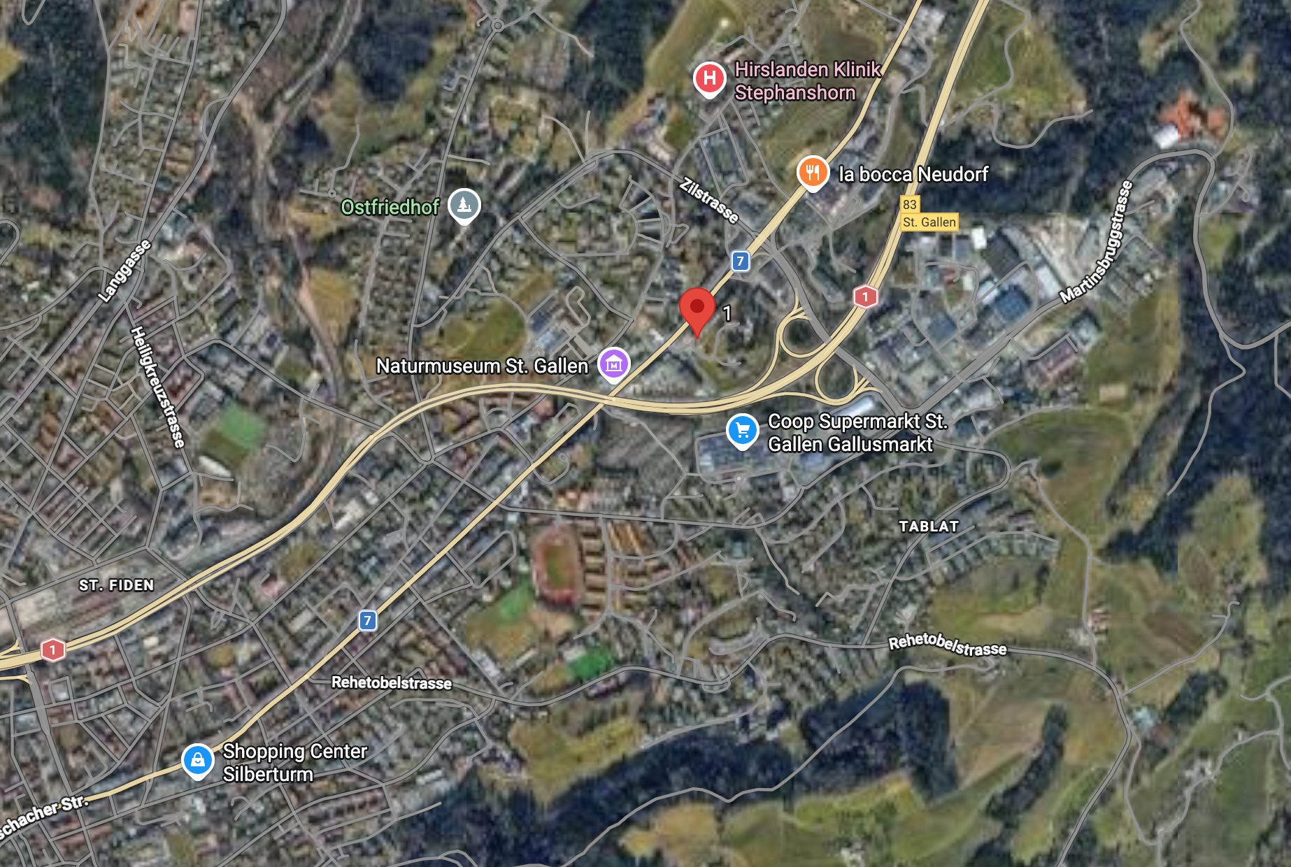 Map of Goldach