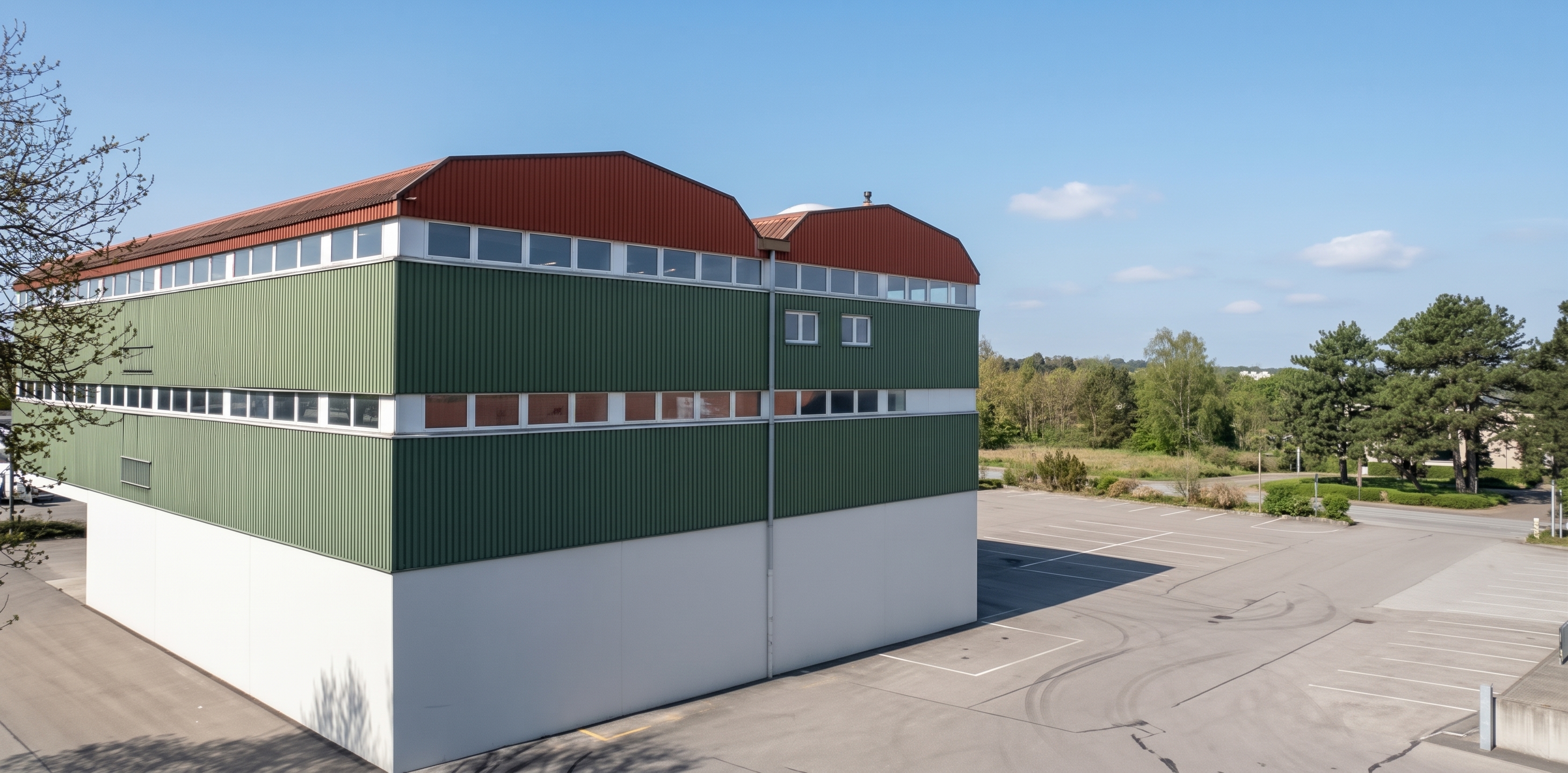 Impact warehouse building in Goldach